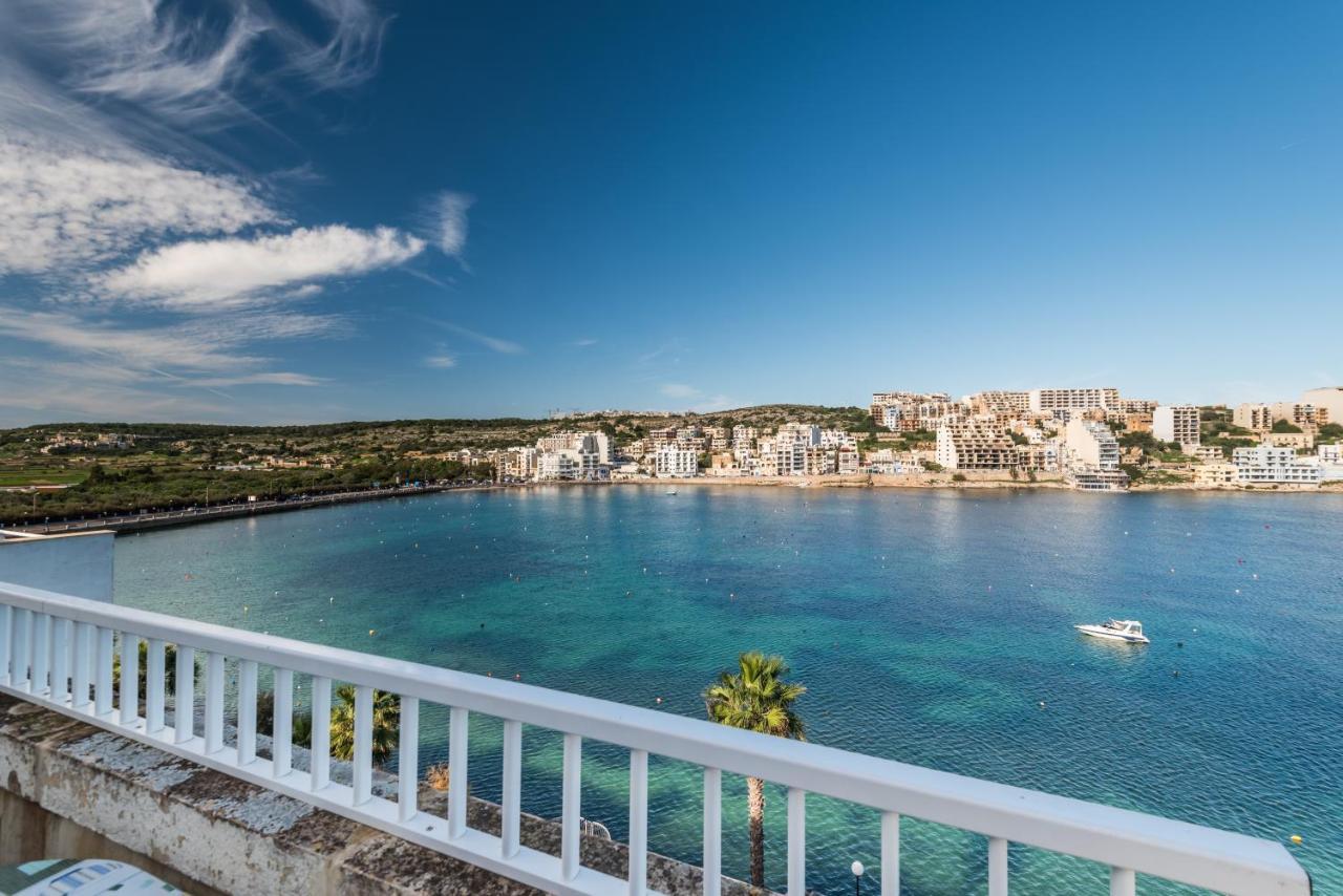 Blue Harbour Seafront 3 Bedroom Apartment, With Spectacular Sea Views From Terrace - By Getawaysmalta San Pawl il-Baħar Eksteriør billede